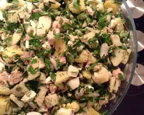 Салаты с тунцом