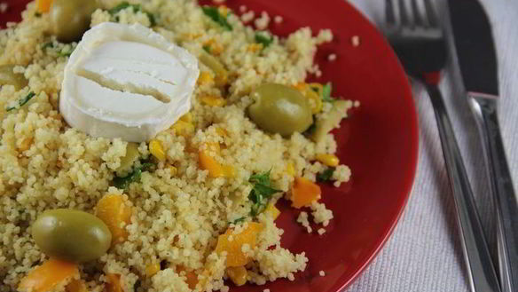 Рецепт Теплого салата с кускусом и овощами