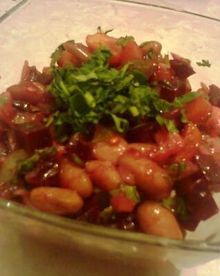 Винегрет с фасолью