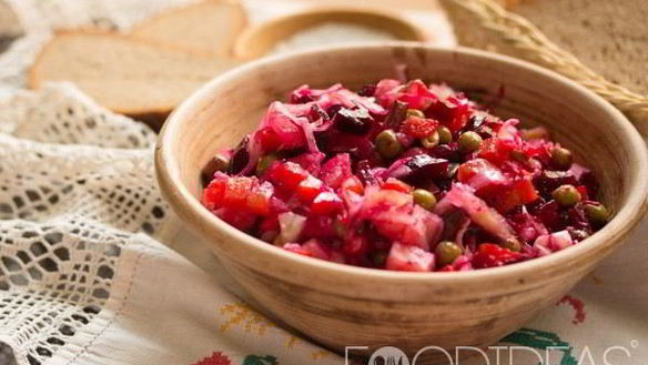 Рецепт Винегрета с квашеной капустой