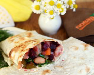 Винегрет в лаваше