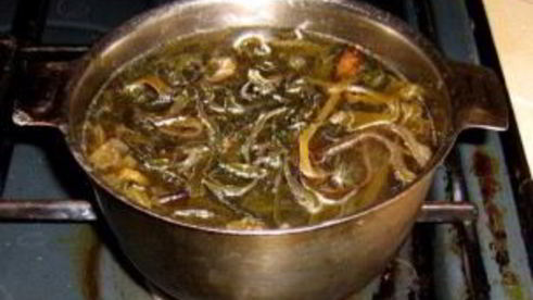 вкусный салат из морской капусты