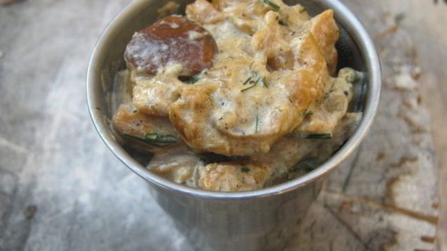 Рецепт грибного соуса из замороженных грибов