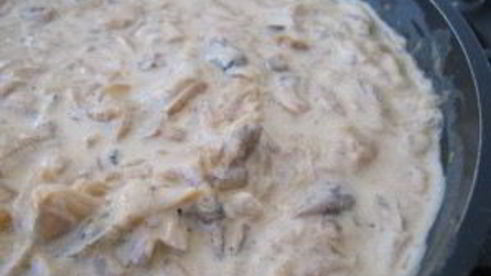 грибной соус из замороженных грибов
