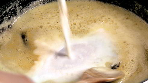 молочный соус к макаронам