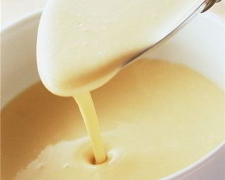 Сладкий молочно-ванильный соус