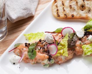 Тартар из лосося