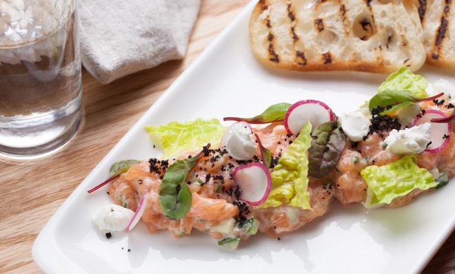 Тартар из лосося