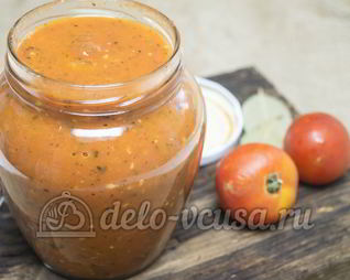 Томатный соус с чесноком