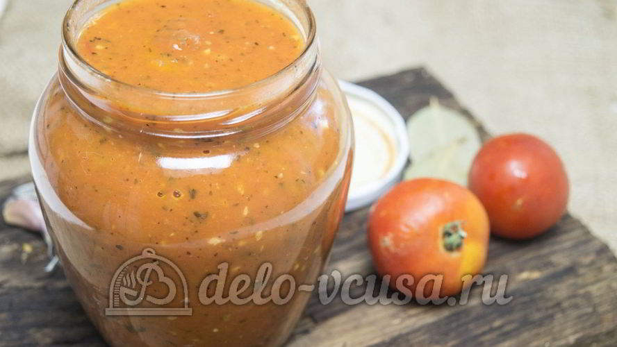 Рецепт томатного соуса с чесноком