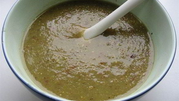 Рецепт Желтого соуса барбекю из томатилло