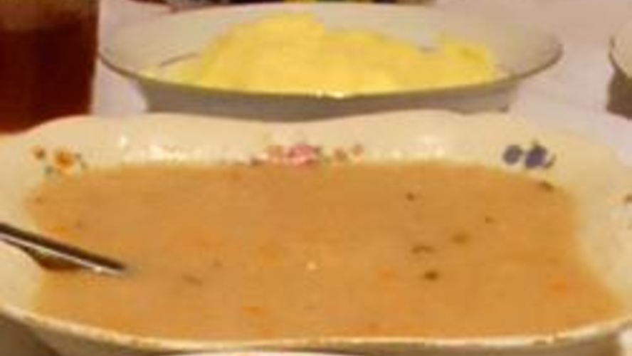 Рецепт белого борща с грибами на закваске