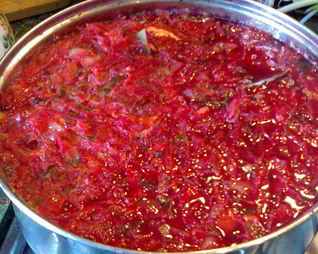 Борщ без мяса