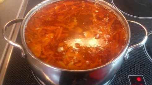 борщ домашний