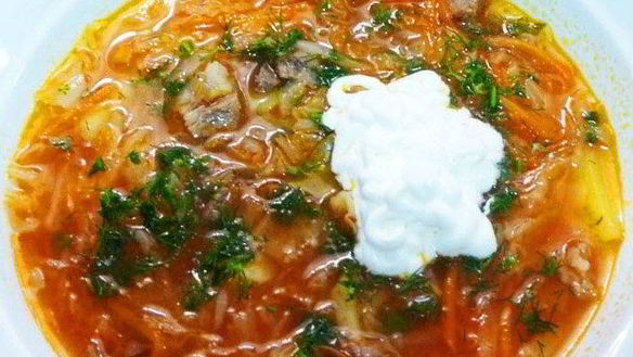 Рецепт Борща из баранины