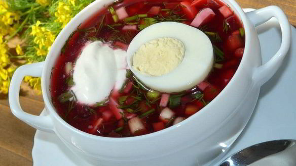 Рецепт Борща из маринованной свеклы