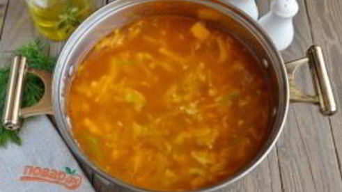 борщ из свежей капусты