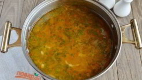 борщ из свежей капусты