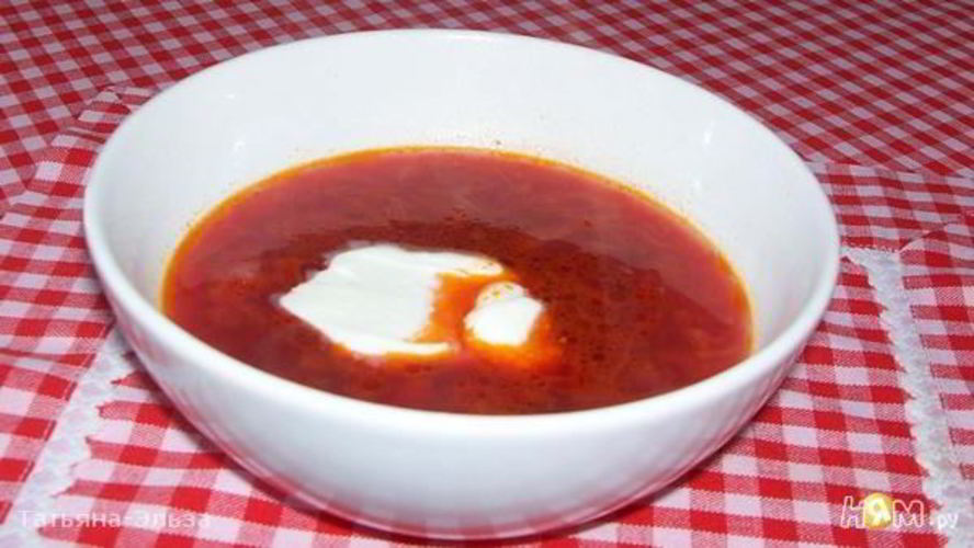 Рецепт борща кубанского