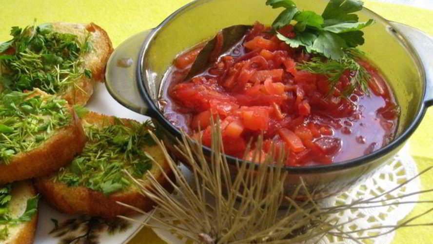 Рецепт борща мясопустного