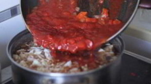 борщ на бобах