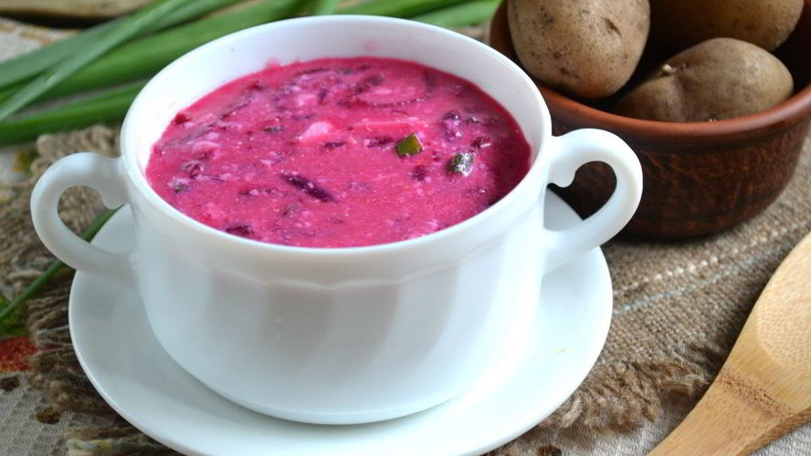 Рецепт борща на кефире