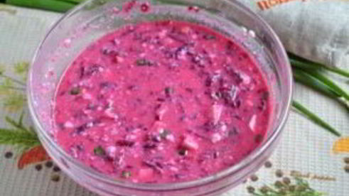 борщ на кефире