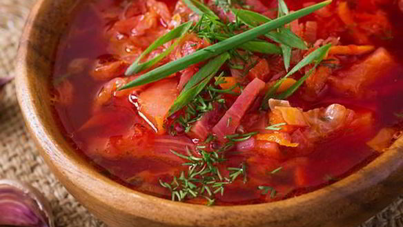 Рецепт Борща по-французски