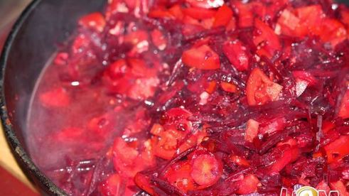 борщ с баклажанами