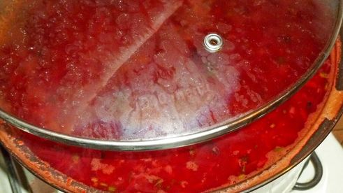 борщ с фасолью постный