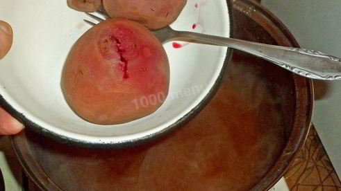 борщ с фасолью постный