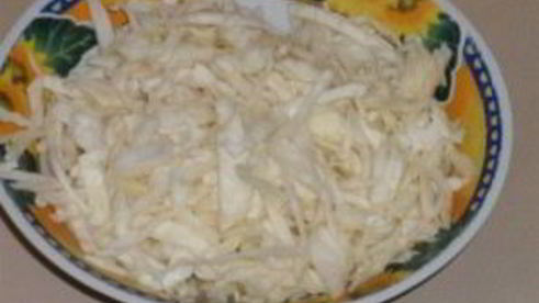 борщ с галушками