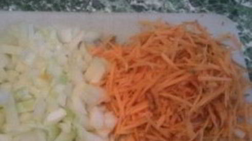 борщ с галушками