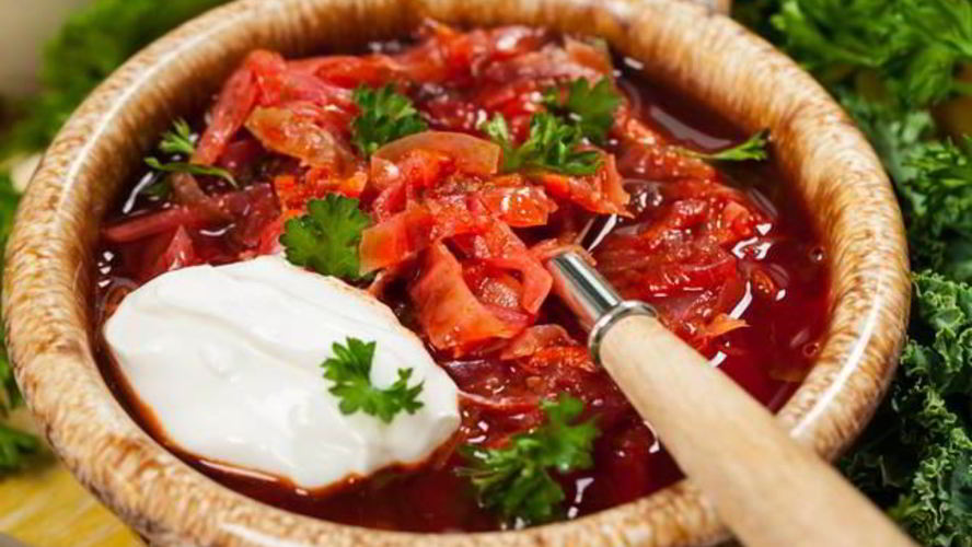 Рецепт борща с грецкими орехами