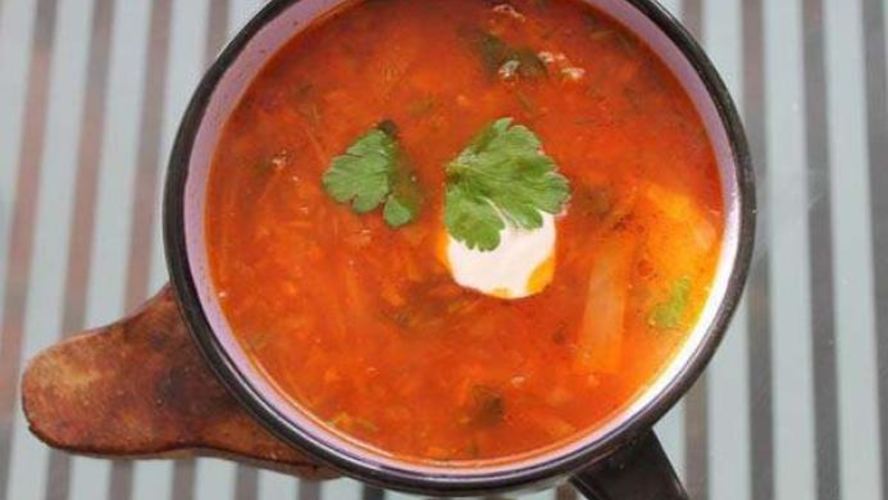 Рецепт борща с курицей в мультиварке