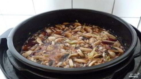 борщ с мясом