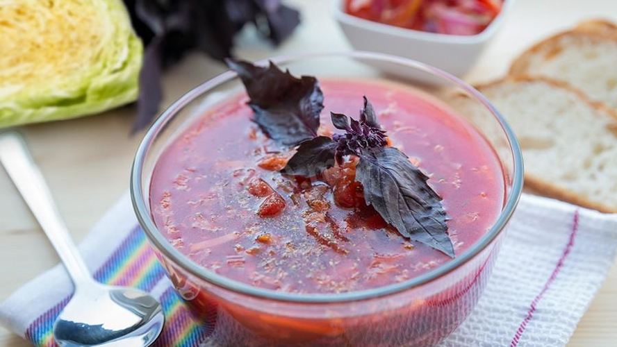 Рецепт борща с пекинской капустой