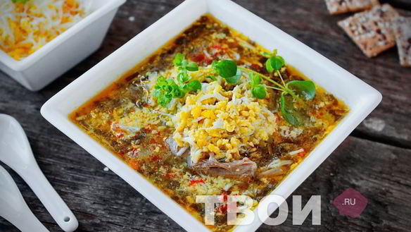 Рецепт Борща со щавелем