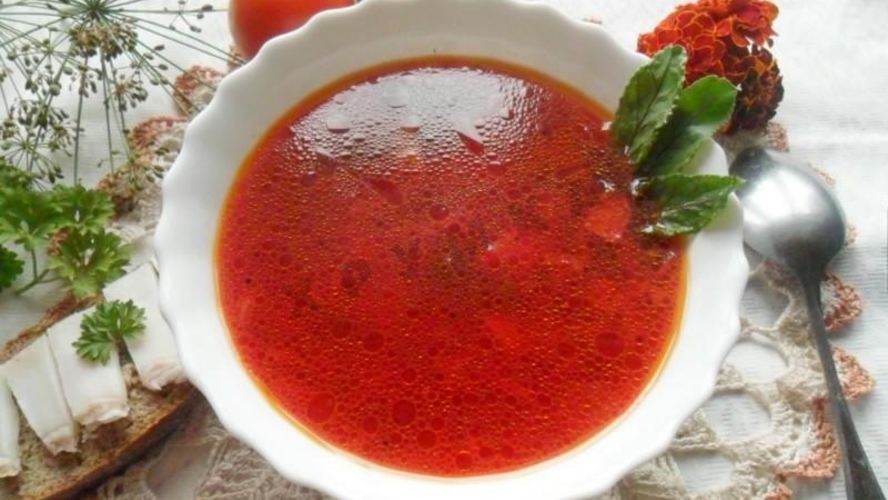 Рецепт борща со свекольной ботвой в мультиварке