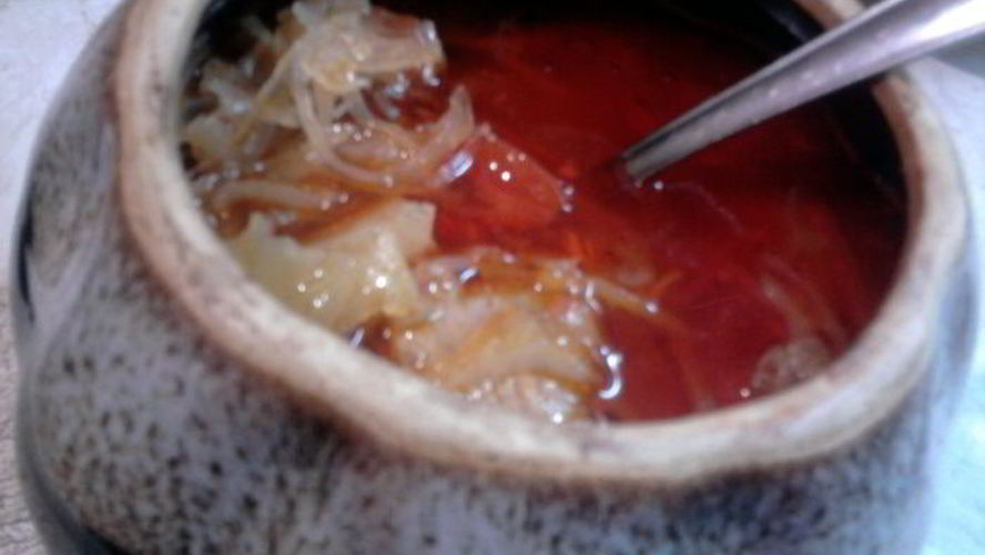 Рецепт борща в горшочках