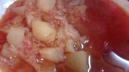 борщ в горшочках