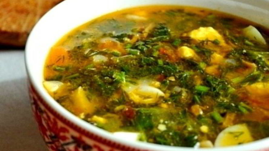 Рецепт борща зеленого со щавелем