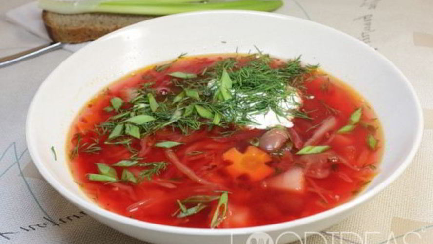 Рецепт красного борща