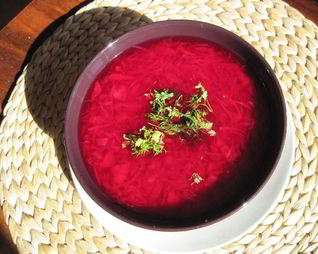 Летний борщ