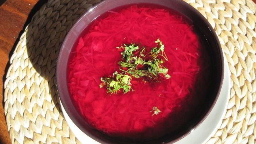 Рецепт летнего борща