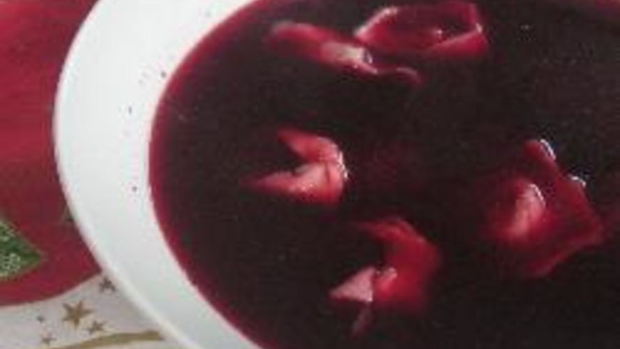 Рецепт польского борща на свекольной закваске с сухими грибами