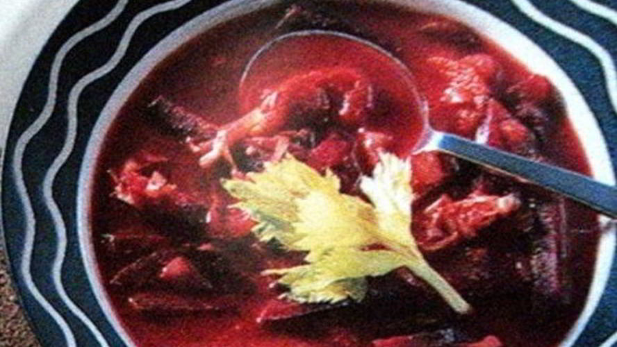 Рецепт постного борща с фасолью