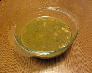 Русский зеленый борщ