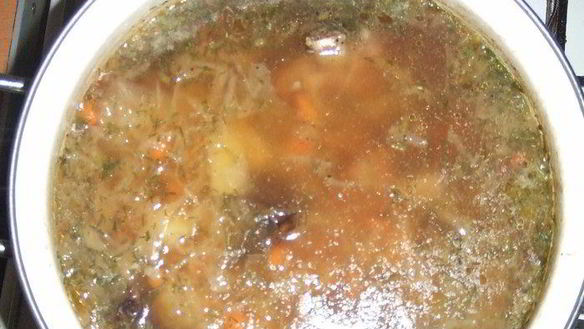 Рецепт Украинского борща из квашеной капусты