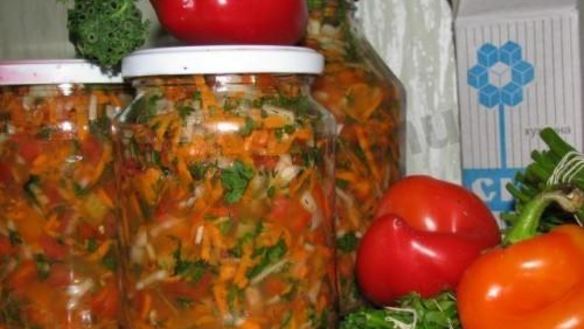 Рецепт Заправки для борща на зиму без свеклы